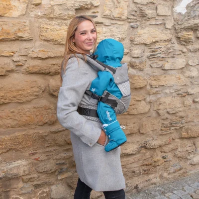 Rostoucí zimní softshellová kombinéza Lamb vel. 56 - 98