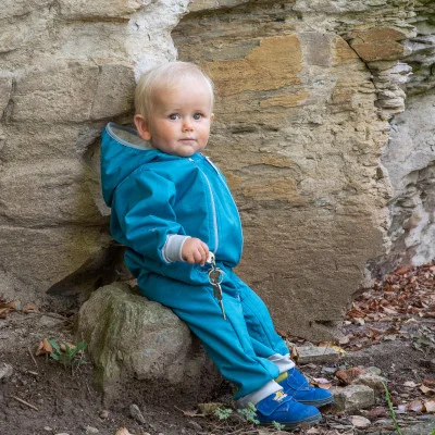 Rostoucí zimní softshellová kombinéza Lamb vel. 56 - 98