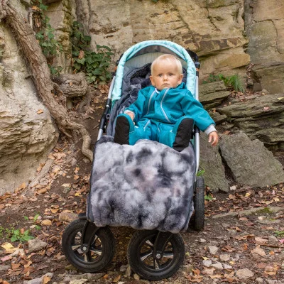 Rostoucí zimní softshellová kombinéza Lamb vel. 56 - 98