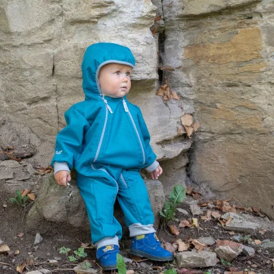 Rostoucí zimní softshellová kombinéza Lamb vel. 56 - 98