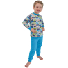 Chlapecké dětské pyžamo Bagr Tyrkys
