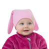 Jarní čepice s ušima Color Pink