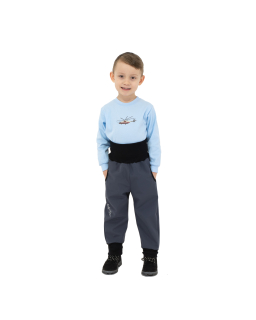 Rostoucí softshellové kalhoty Sport Grey. Dětské softshellové kalhoty od českého výrobce dětského oblečení ESITO.