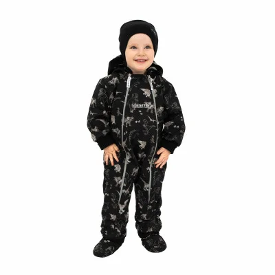 Rostoucí softshellová kombinéza s fleecem Dinoušek. Handmade od českého výrobce dětského oblečení ESITO.