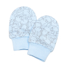Bavlněné rukavičky pro miminko Zája Soft blue