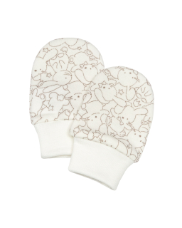 Bavlněné kojenecké rukavice Zája vel. 56 - 68