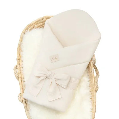 Mušelínová zavinovačka pro miminko Cream 85x85 cm. Rychlozavinovačka od českého výrobce ESITO.