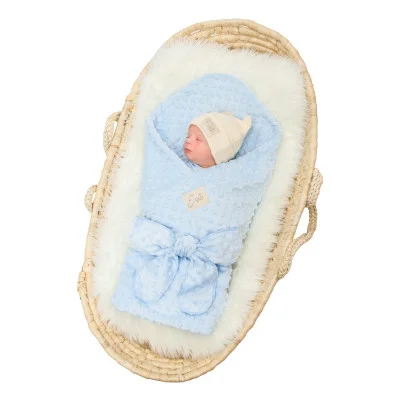 Letní zavinovačka pro miminko Minky Blue 75 x 75 cm. Rychlozavinovačka na léto od českého výrobce ESITO.