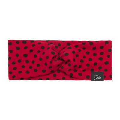 Dívčí čelenka do vlasů Black Spot ruby red. Kvalitní české dětské oblečení od ESITO.