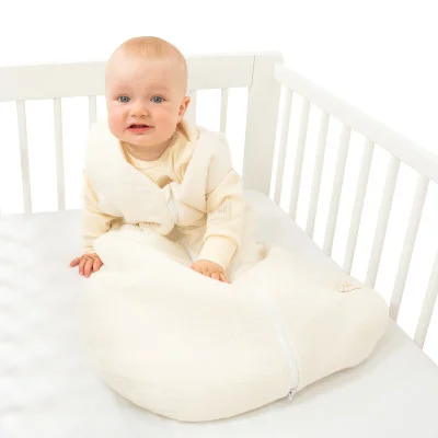 Spací pytel mušelín cream. Dětský spací pytel pro miminka od českého výrobce ESITO.