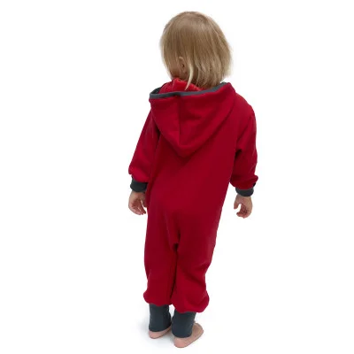 Teplákový overal rostoucí Warmkeeper Cerise red od českého výrobce Esito.