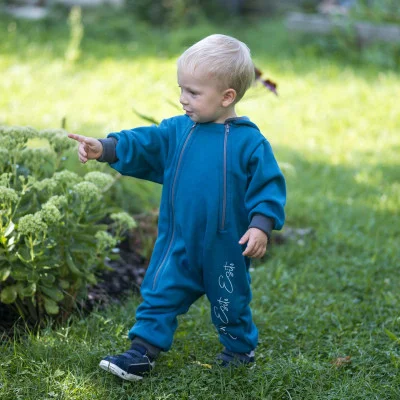 Teplákový overal rostoucí Warmkeeper Petrol od českého výrobce Esito.