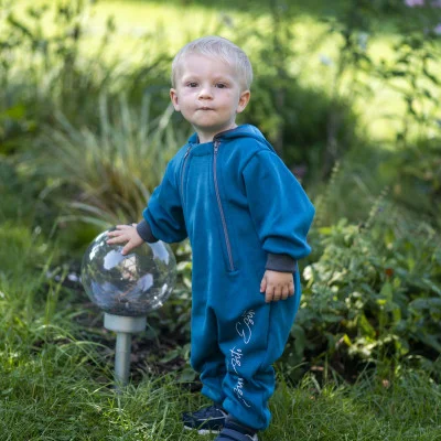 Teplákový overal rostoucí Warmkeeper Petrol od českého výrobce Esito.