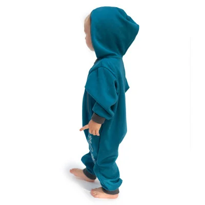 Teplákový overal rostoucí Warmkeeper Petrol od českého výrobce Esito.