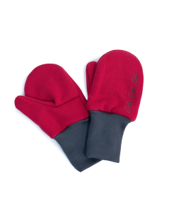 Palcové rukavice zateplené Warmkeeper Cerise red