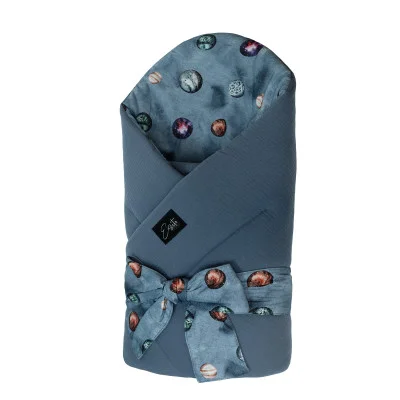 Mušelínová zavinovačka pro miminko Planets 85x85 cm od českého výrobce Esito.