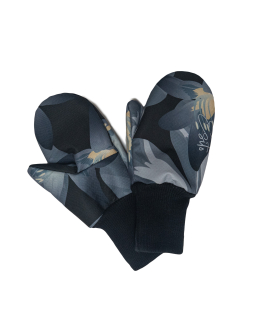 Detail beránku zimní palcové rukavice softshell s beránkem od českého výrobce dětského oblečení ESITO.
