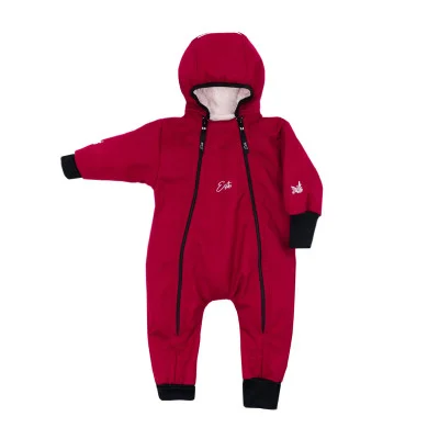 Rostoucí zimní softshellová kombinéza Lamb Red od českého výrobce dětského oblečení Esito.