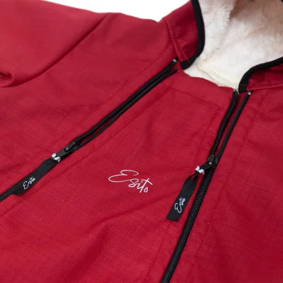 Rostoucí zimní softshellová kombinéza Lamb Red od českého výrobce dětského oblečení Esito.