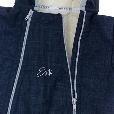 Rostoucí zimní softshellová kombinéza Lamb Navy Blue od českého výrobce dětského oblečení Esito.