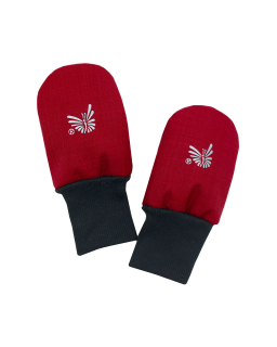 Zimní bezpalcové rukavice softshell Red od českého výrobce dětského oblečení Esito.