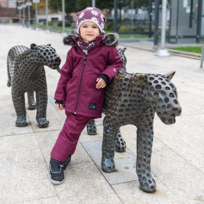 Dívčí zimní softshellový kabát s beránkem Fuchsie ve velikostech 86 až 146. Kvalitní české dětské oblečení od ESITO.