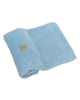 Dvojitá dětská deka Mikroplyš ZOO Baby blue od českého výrobce dětského vybavení Esito.