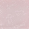 Mikroplyšová zavinovačka pro miminko ZOO Cameo pink 85x85 cm
