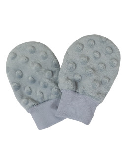 Kojenecké zimní rukavice Minky Grey od českého výrobce dětského oblečení Esito.