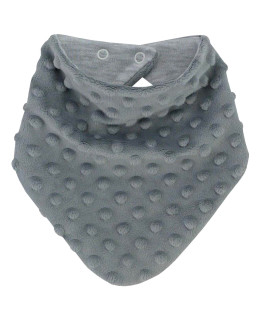 Šátek na krk Minky podšitý bavlnou šedý od českého výrobce dětského oblečení ESITO.