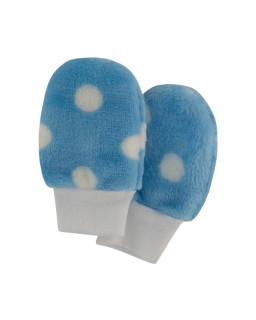 Kojenecké zimní rukavice Magna vel. 56 - 68 puntík modrá