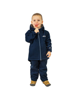 Dětská zimní softshellová bunda s beránkem Navy blue. Velikosti 86 až 146. Poctivé české dětské oblečení od ESITO.