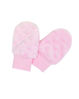 Kojenecké zimní rukavice Minky Pink od českého výrobce dětského oblečení Esito.