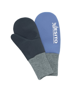 Palcové rukavice softshell DUO modrá od českého výrobce dětského oblečení ESITO.