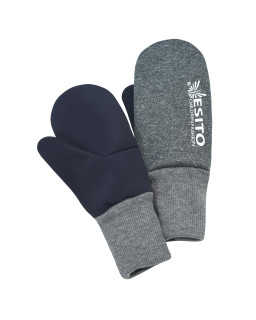 Palcové rukavice softshell DUO šedá od českého výrobce dětského oblečení ESITO.