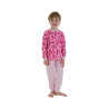 Dívčí pyžamo Srdíčka malina