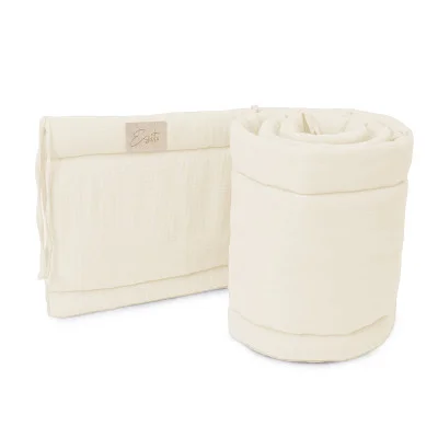 Luxusní mantinel mušelín do postýlky Cream od českého výrobce Esito.