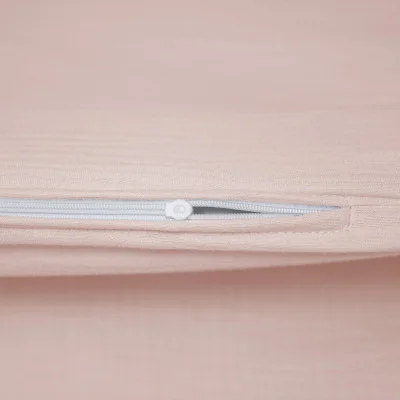 Luxusní dětské povlečení mušelín Pink náhled na zip od českého výrobce Esito.