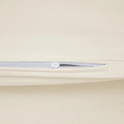 Luxusní dětské povlečení mušelín Cream náhled na zip od českého výrobce Esito.