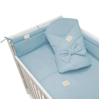 Luxusní dětské povlečení mušelín Blue od českého výrobce Esito.