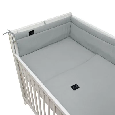 Luxusní dětské povlečení mušelín Dove grey od českého výrobce Esito.