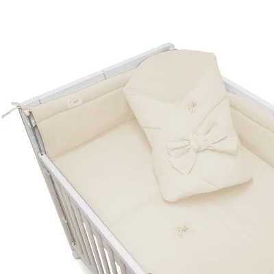 Luxusní dětské povlečení mušelín Cream od českého výrobce Esito.