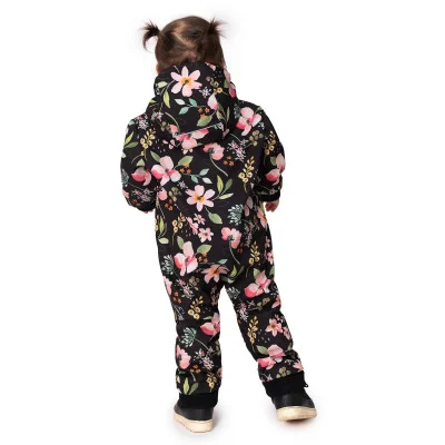 Rostoucí softshellová kombinéza s fleecem Spring flowers. Handmade od českého výrobce dětského oblečení ESITO.