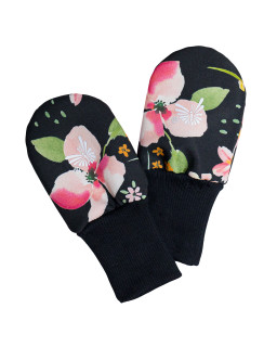 Rukavice softshell bezpalcové Spring flowers od českého výrobce dětského oblečení Esito.