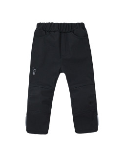 Dětské softshellové kalhoty DUO Black od českého výrobce dětského oblečení Esito.