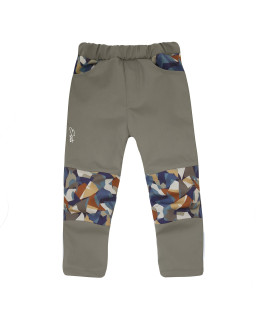 Dětské softshellové kalhoty DUO Geometrics od českého výrobce dětského softshellového oblečení Esito.