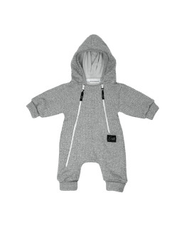 Kombinéza pro miminko rostoucí svetrová Cool grey od českého výrobce dětského oblečení Esito.