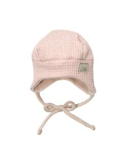 Čepice pro miminka Mimi svetrová Powder pink od českého výrobce dětského oblečení Esito.