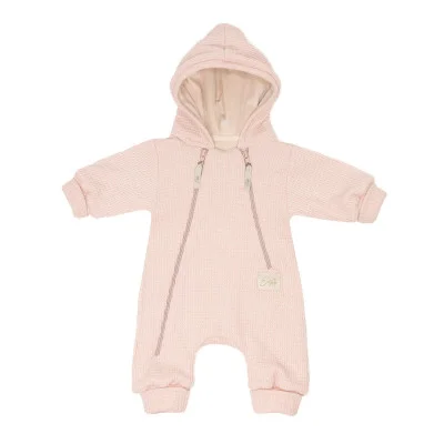 Kombinéza pro miminko rostoucí svetrová Powder pink  od českého výrobce dětského oblečení Esito.