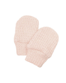 Kojenecké rukavice svetrové Powder pink od českého výrobce dětského oblečení Esito.